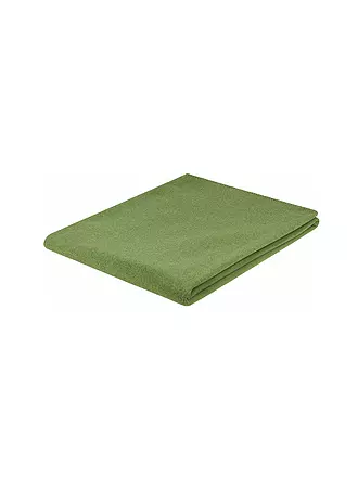 STEINER 1888 | Couverture en laine Sophia 145x190cm Taupe | grün